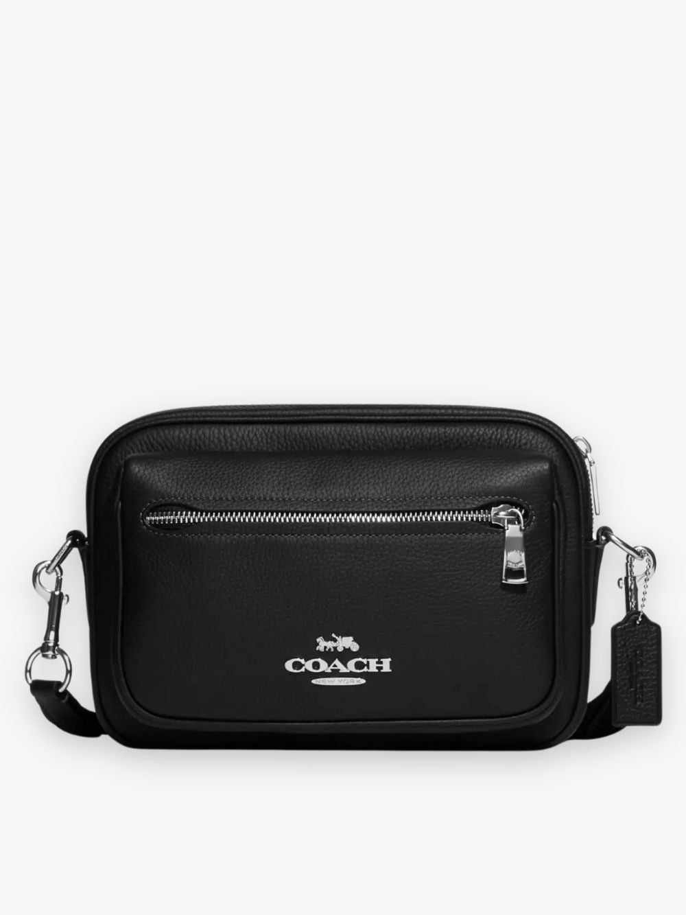 Bolso crossbody de cuero liso Elias