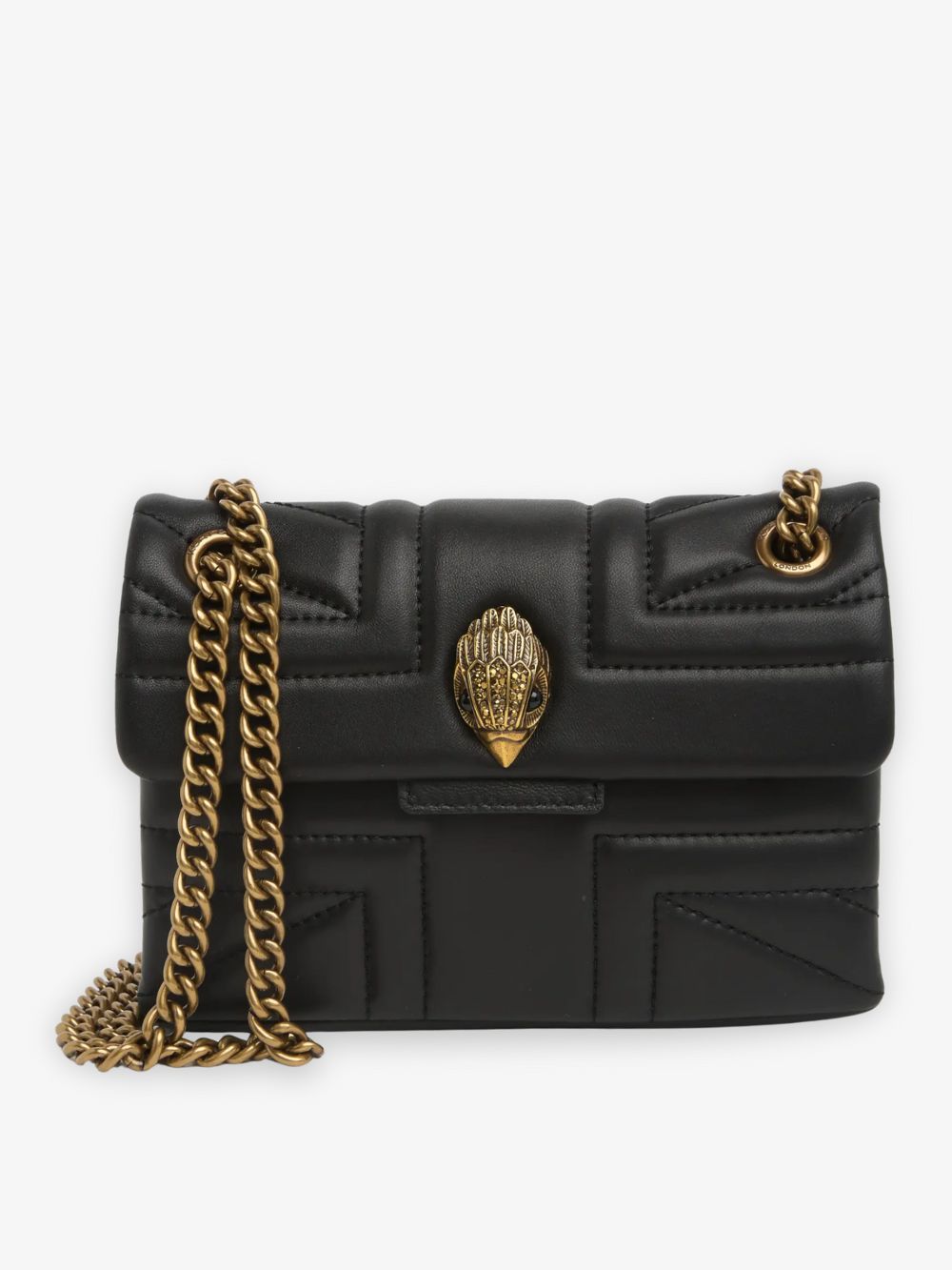 Mini Crossbody Kensington de piel acolchada