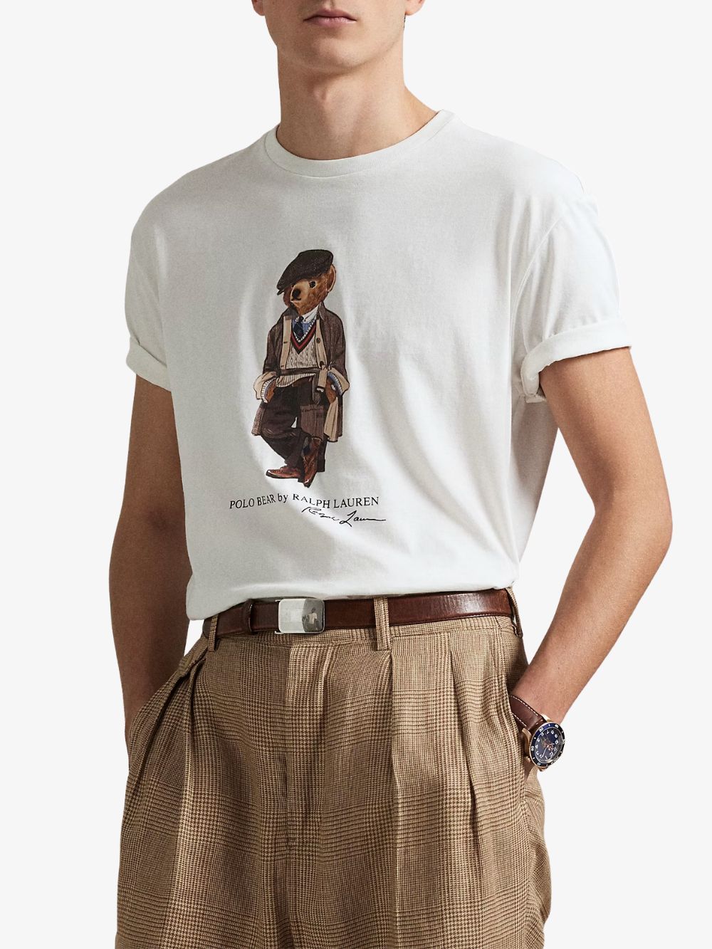 Playera con motivo Polo Bear