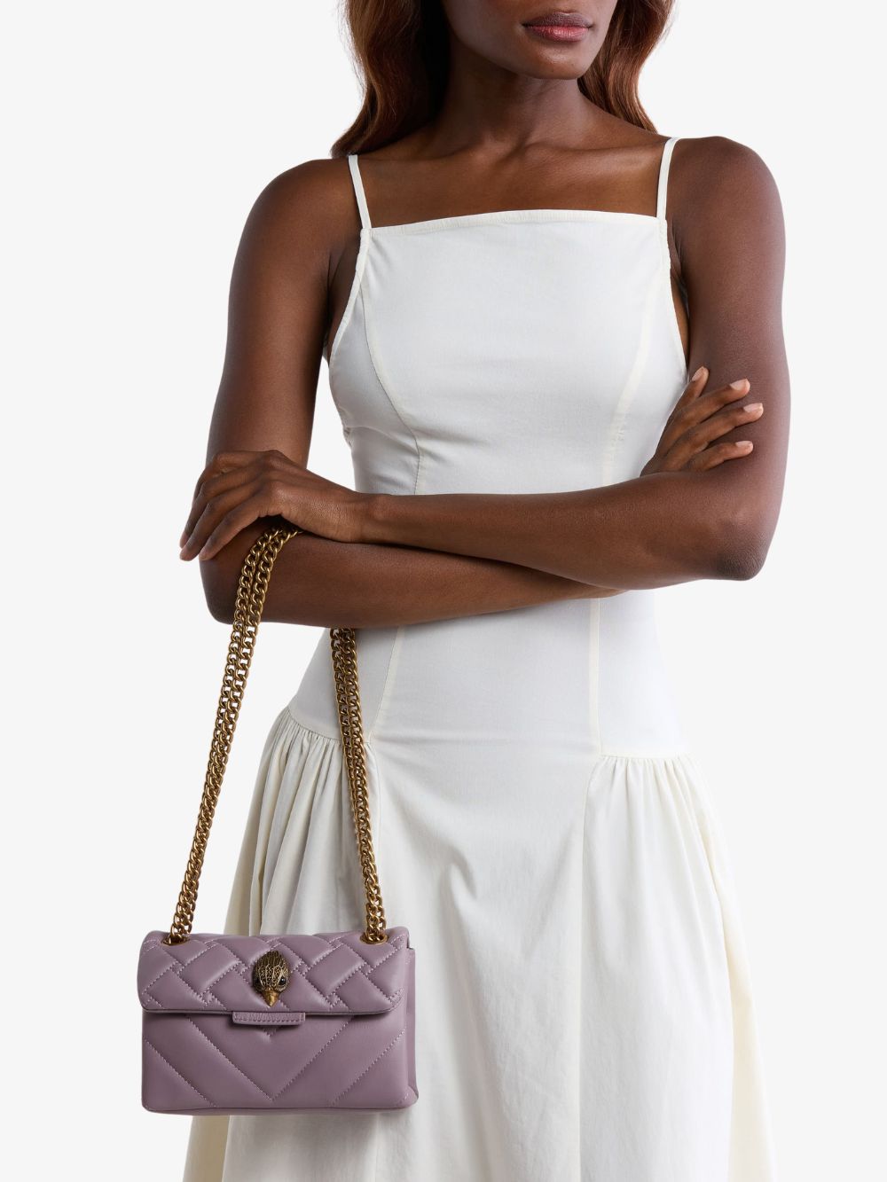 Mini Shoulder Bag Kensington de piel