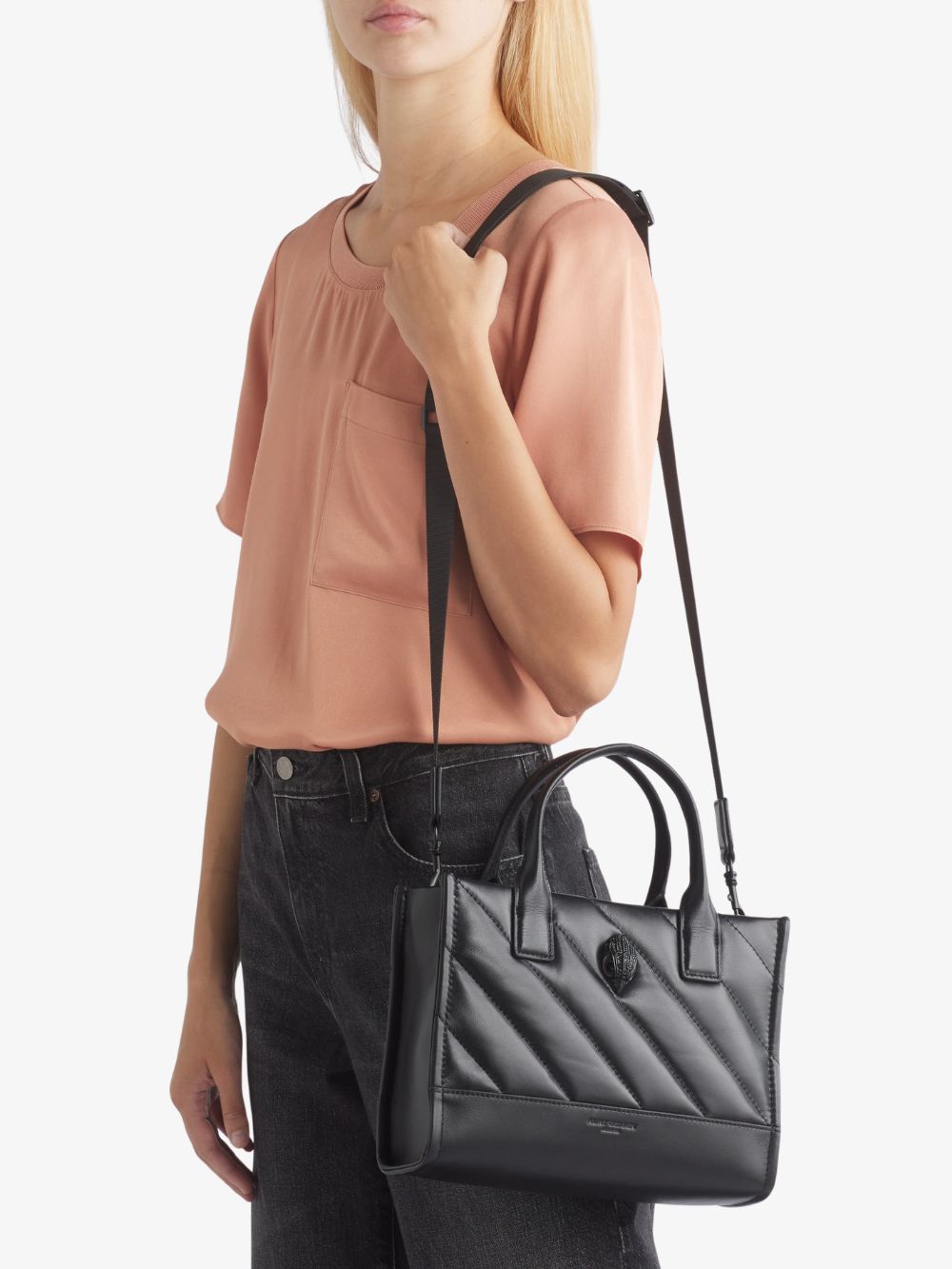 Bolso crossbody Soho de piel acolchada