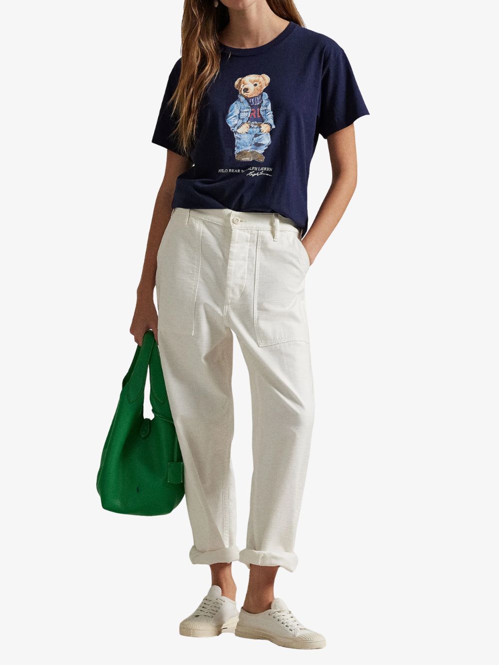Playera Polo Bear Urso L Mujer