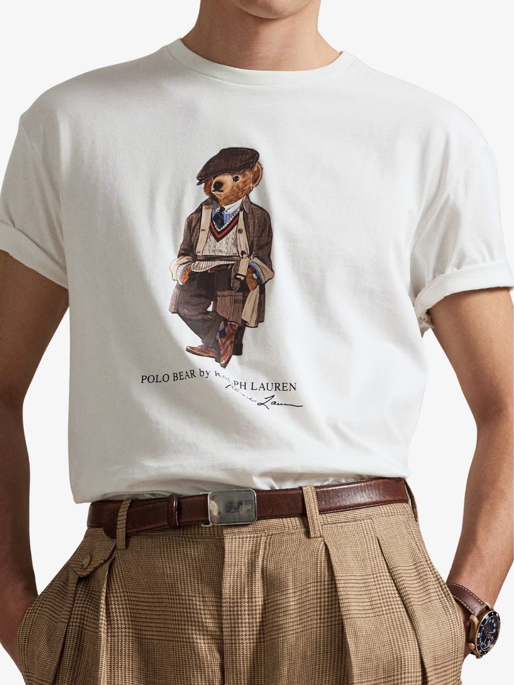 Playera con motivo Polo Bear