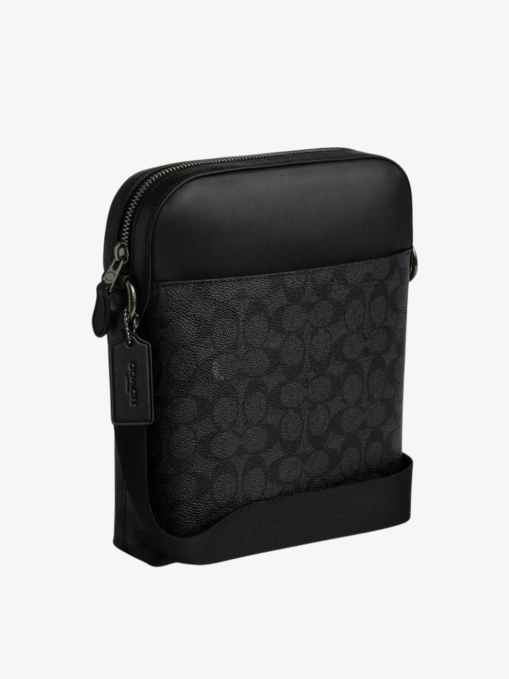 Bolso Crossbody de cuero Houston con monograma