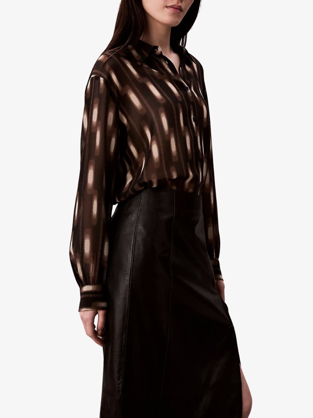 Blusa ligera Chiffon Print