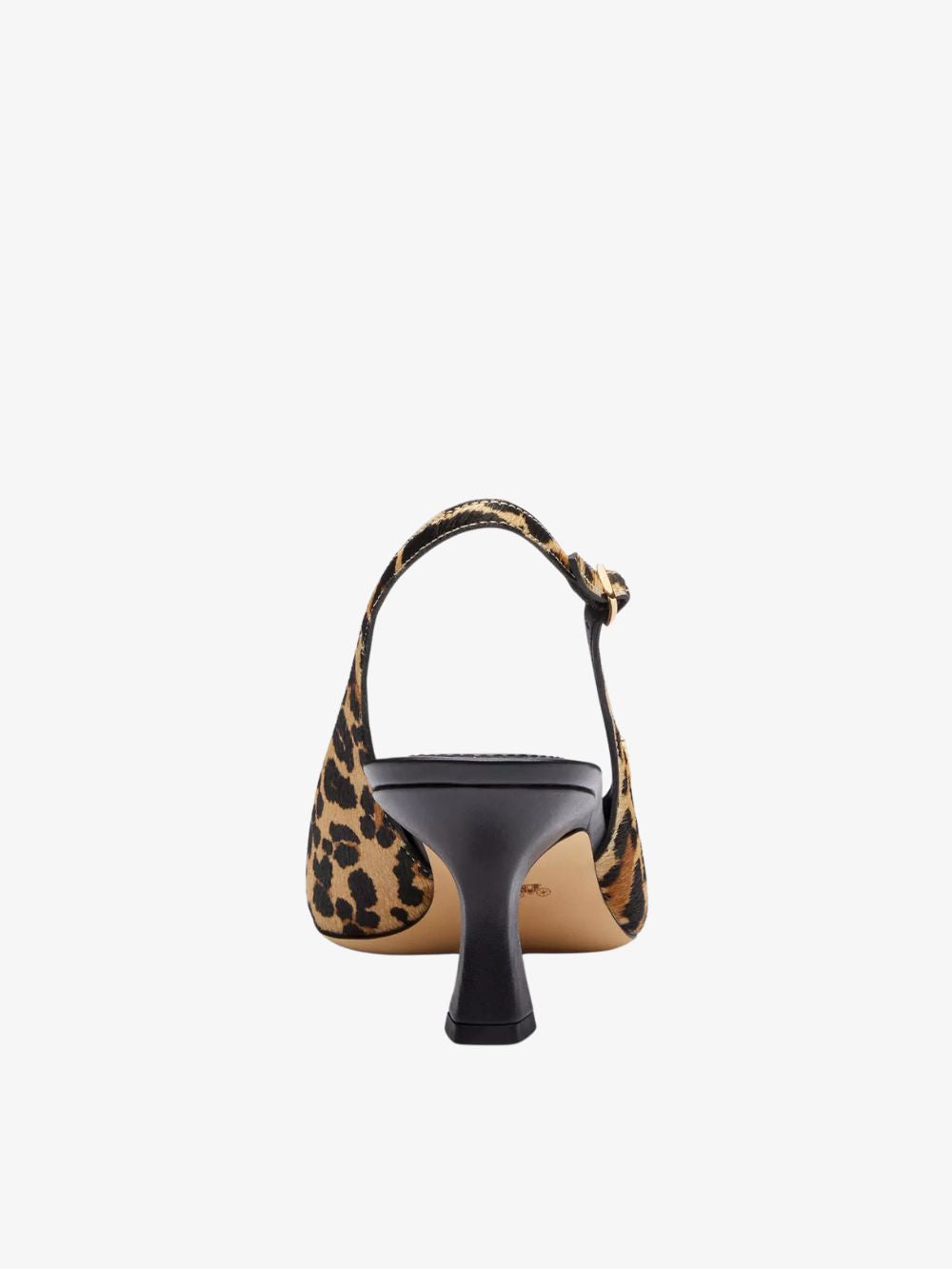 Zapatillas Slingback estampado de leopardo