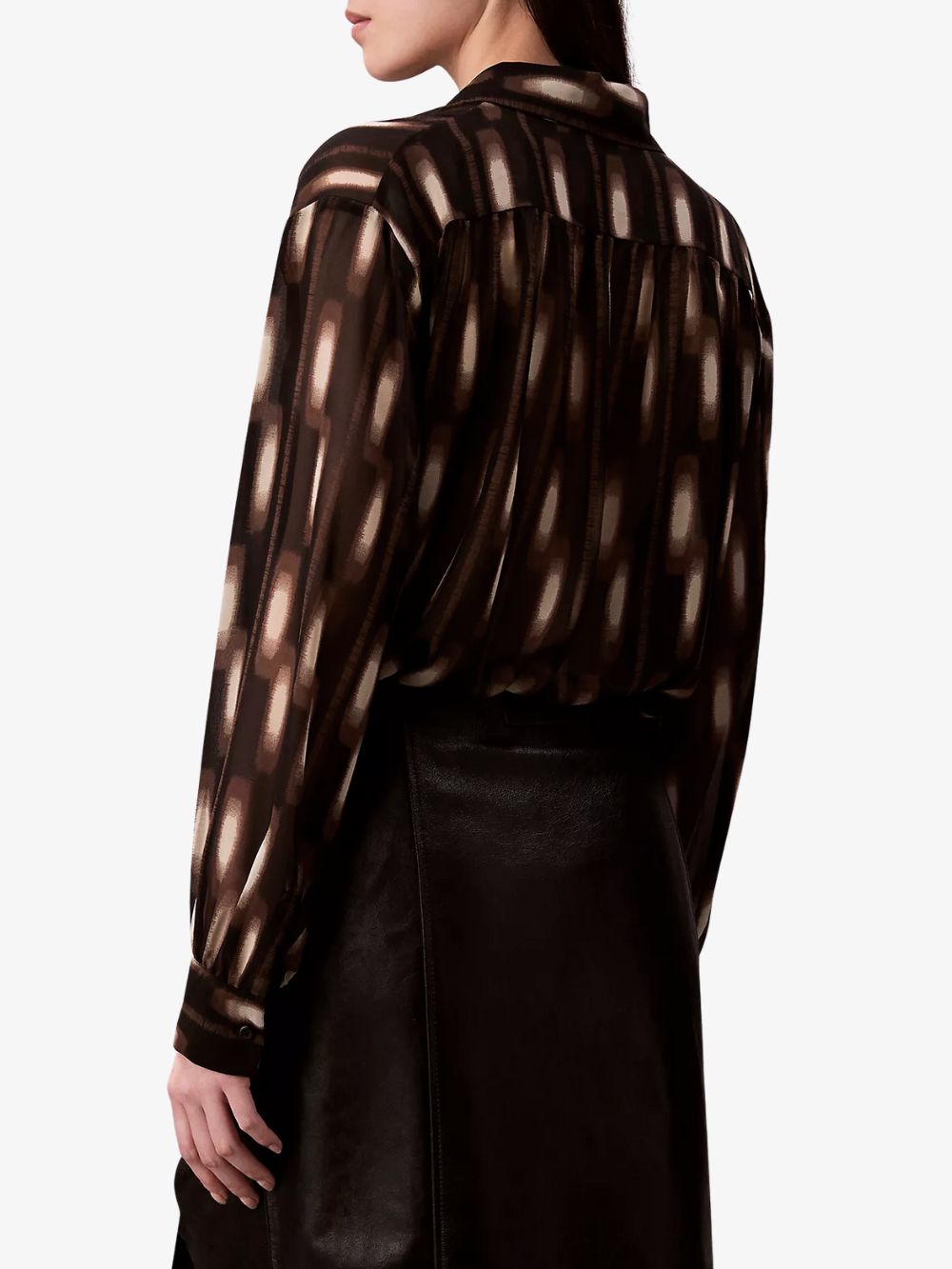 Blusa ligera Chiffon Print
