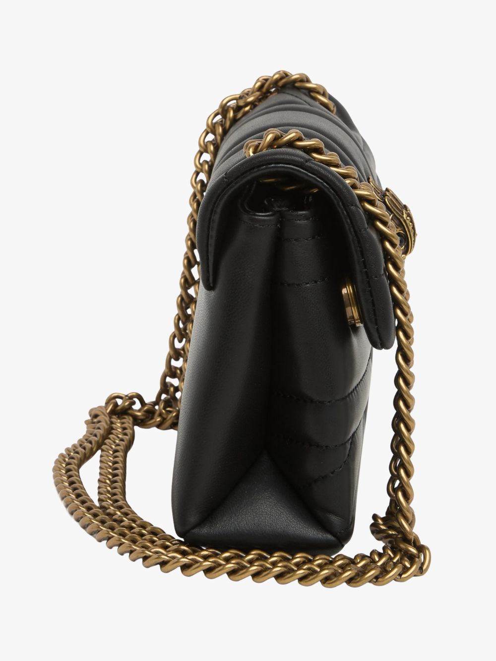 Mini Crossbody Kensington de piel acolchada