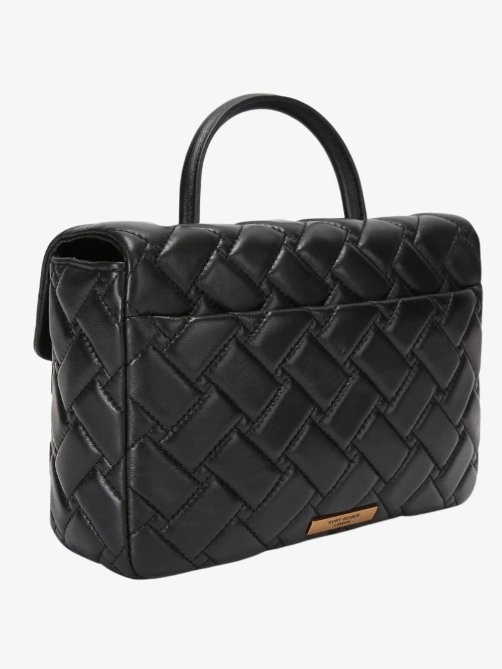 Crossbody Kensington de piel acolchada con asa superior