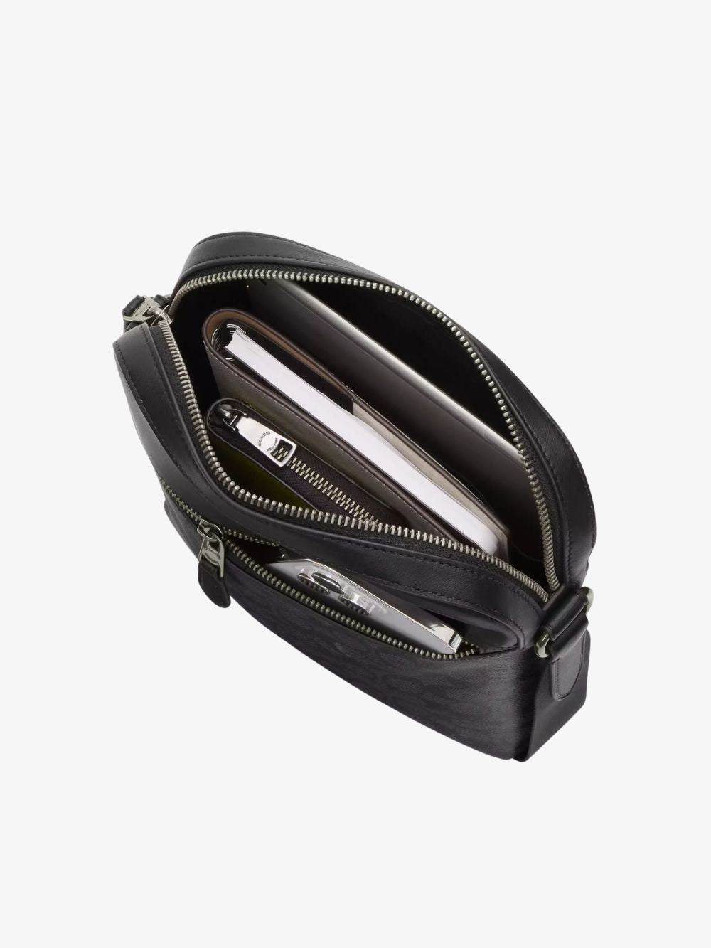 Bolso Crossbody de cuero Houston con monograma