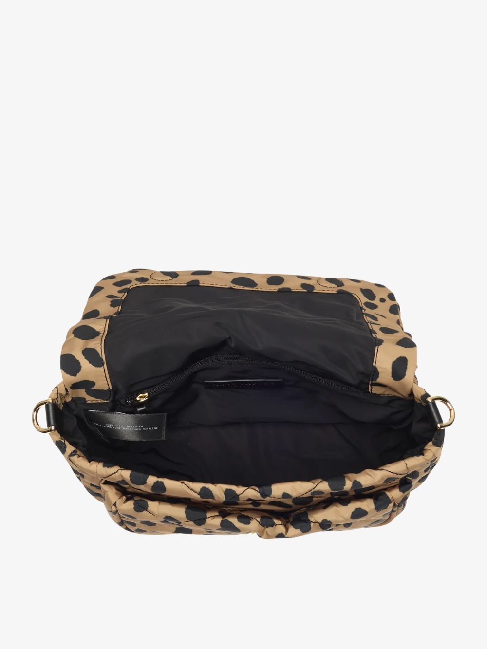 Bolso crossbody acolchado con diseño Cheetah