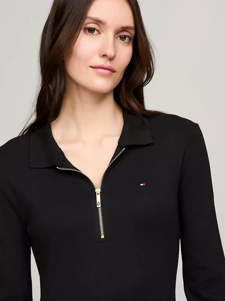 Tommy Hilfiger Playera tipo polo de manga larga