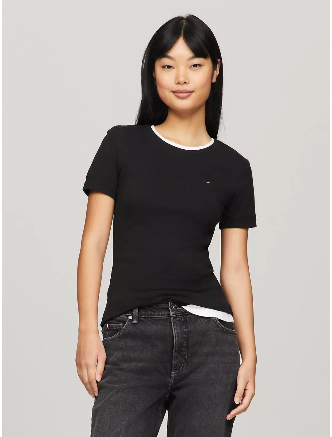 Tommy Hilfiger Playera de cuello redondo