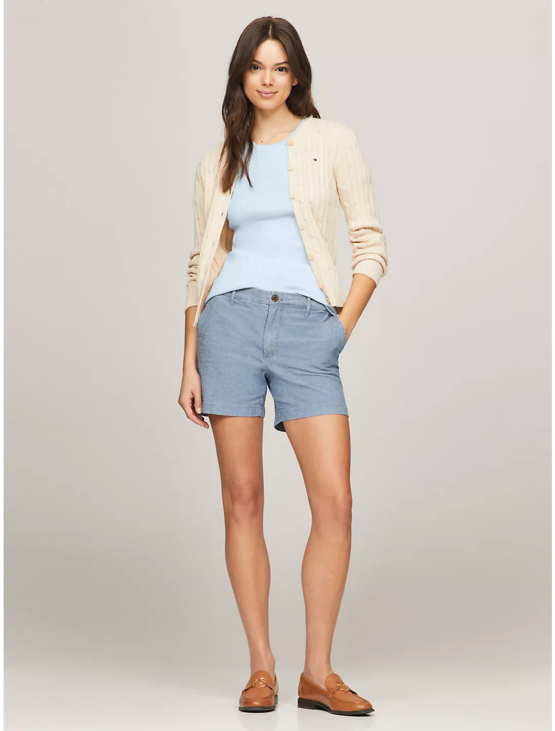 Tommy Hilfiger Playera de cuello redondo