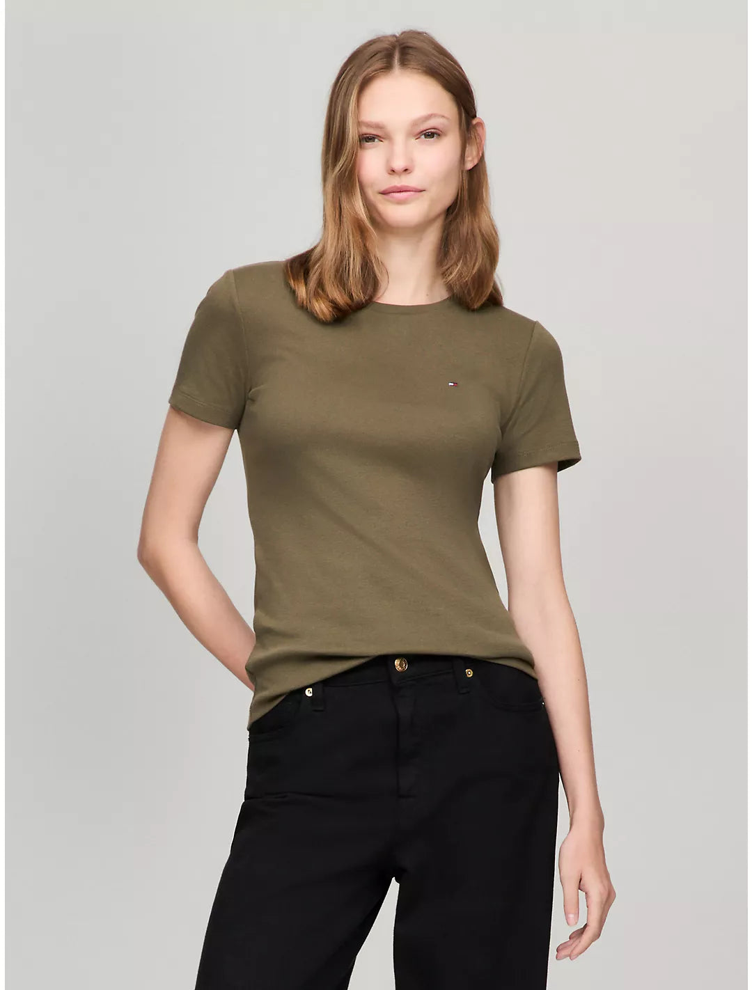 Tommy Hilfiger Playera de cuello redondo
