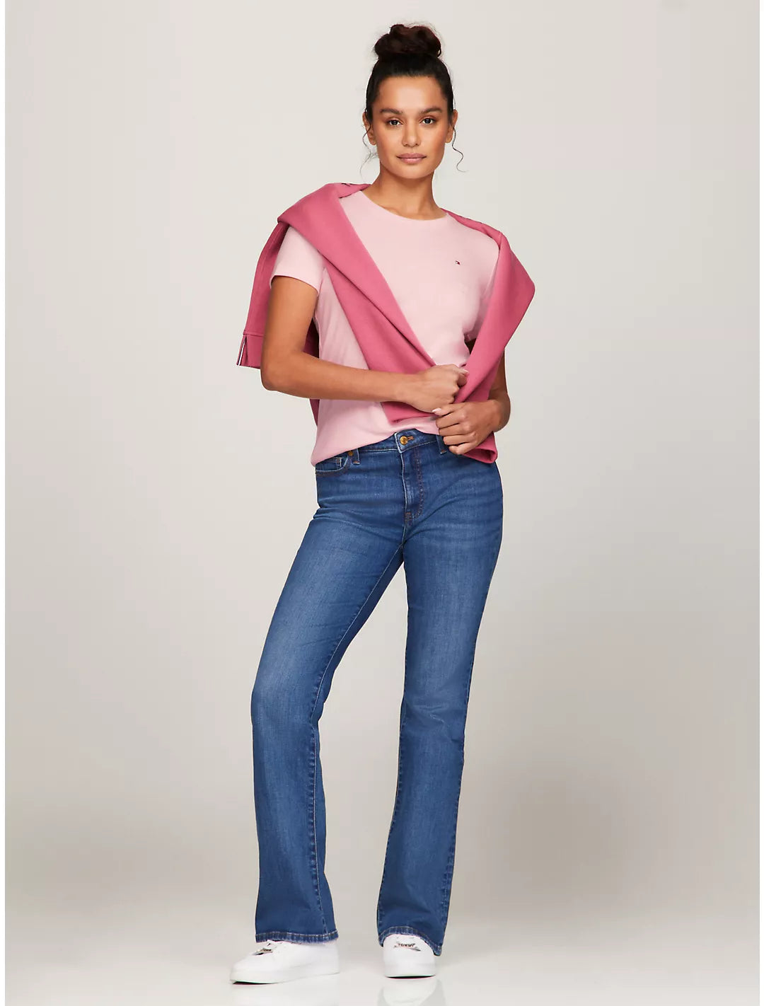Tommy Hilfiger Playera de cuello redondo