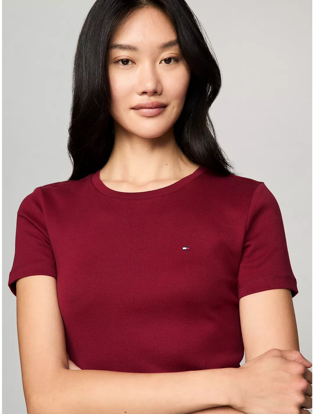Tommy Hilfiger Playera de cuello redondo