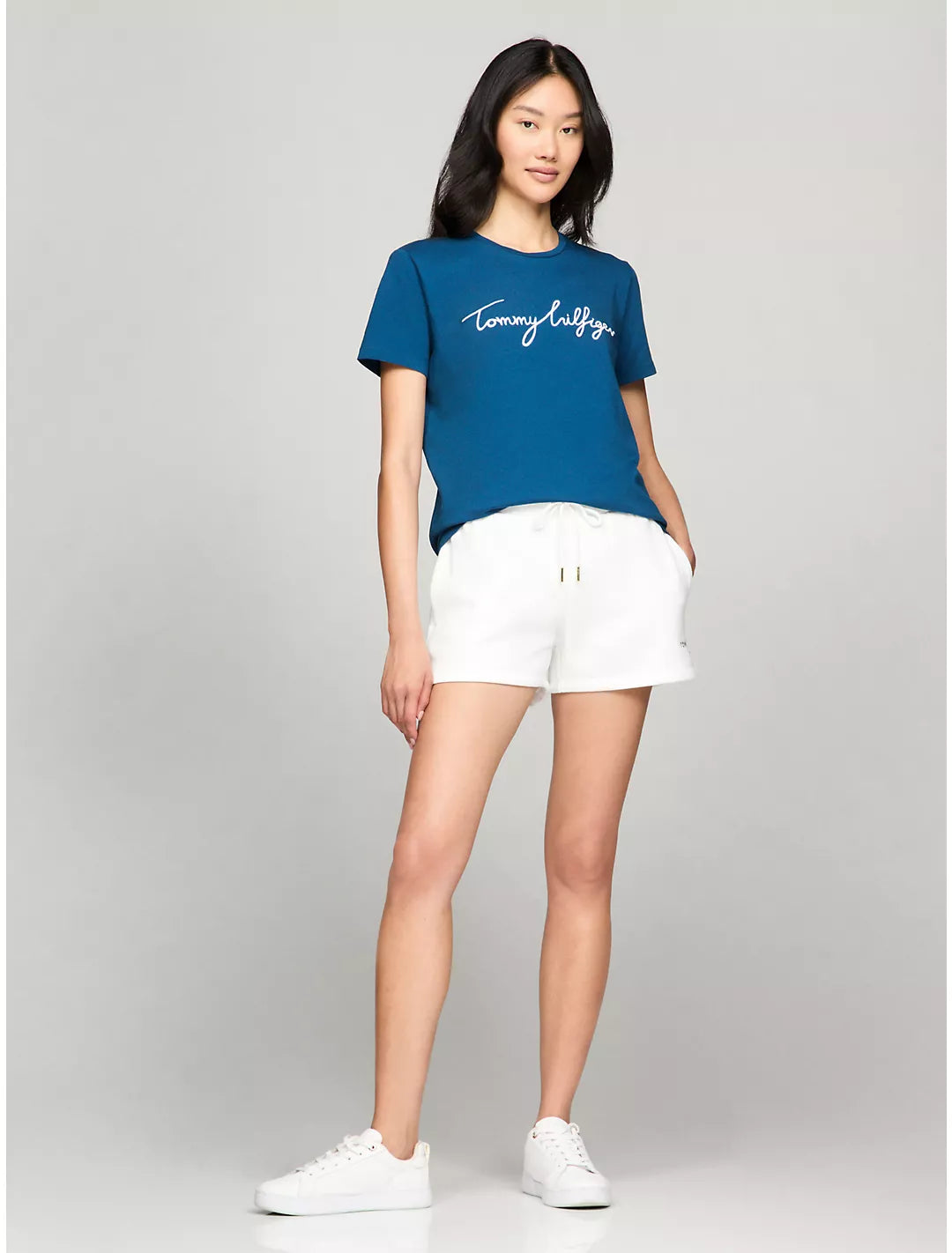 Tommy Hilfiger Playera con logo bordado manuscrita