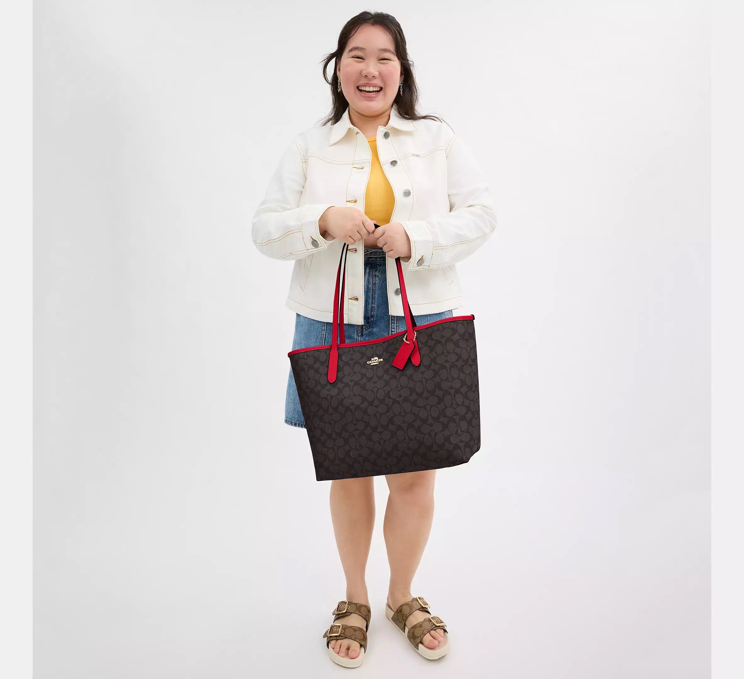Coach City Tote con monograma