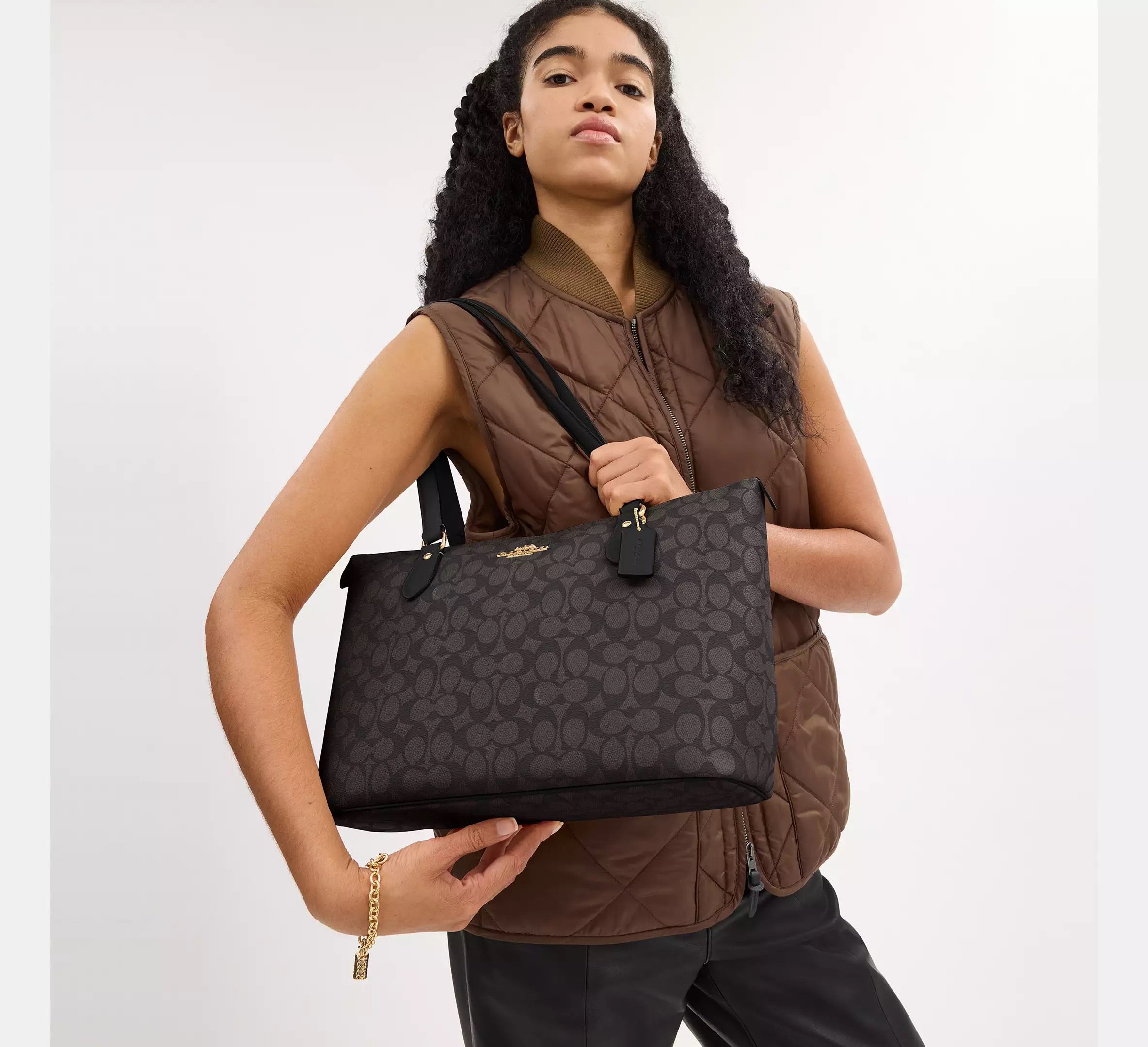 Coach Gallery Tote con monograma