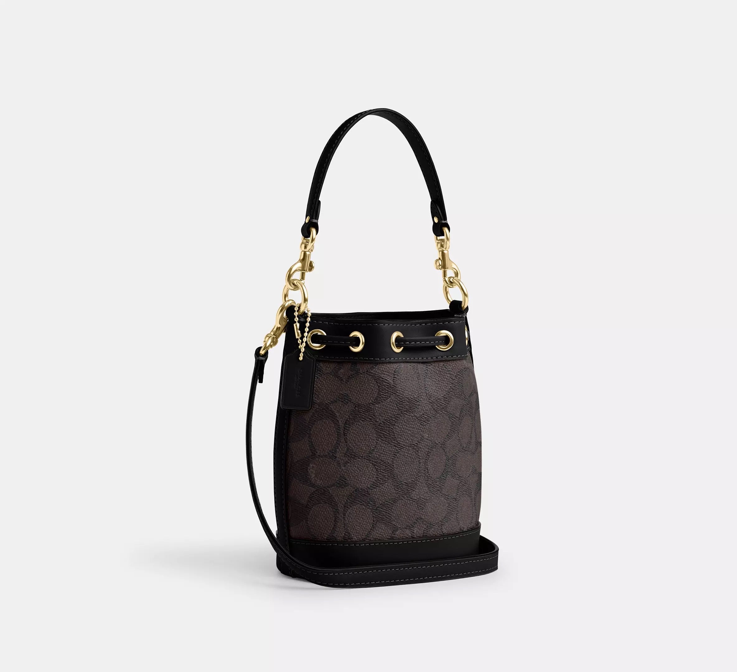 Coach Mini Bucket con monograma