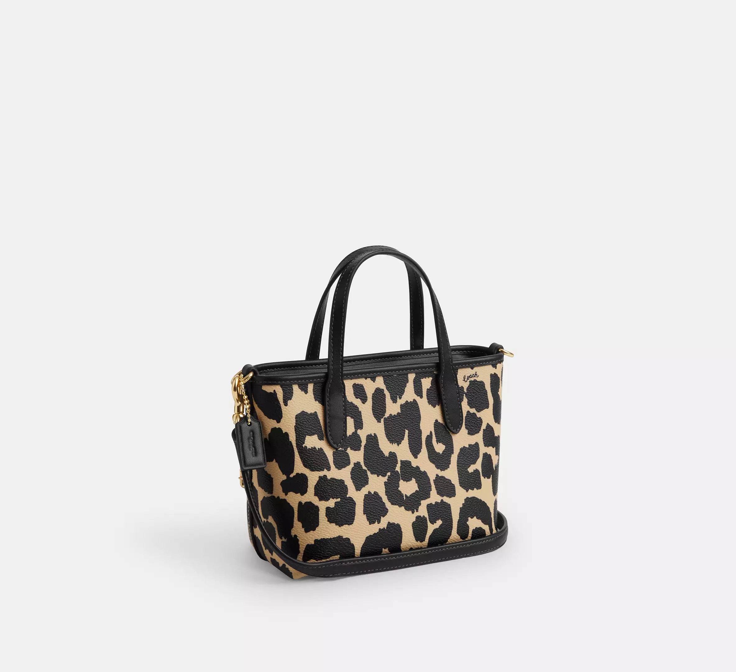 Coach Crossbody Mini City animal print