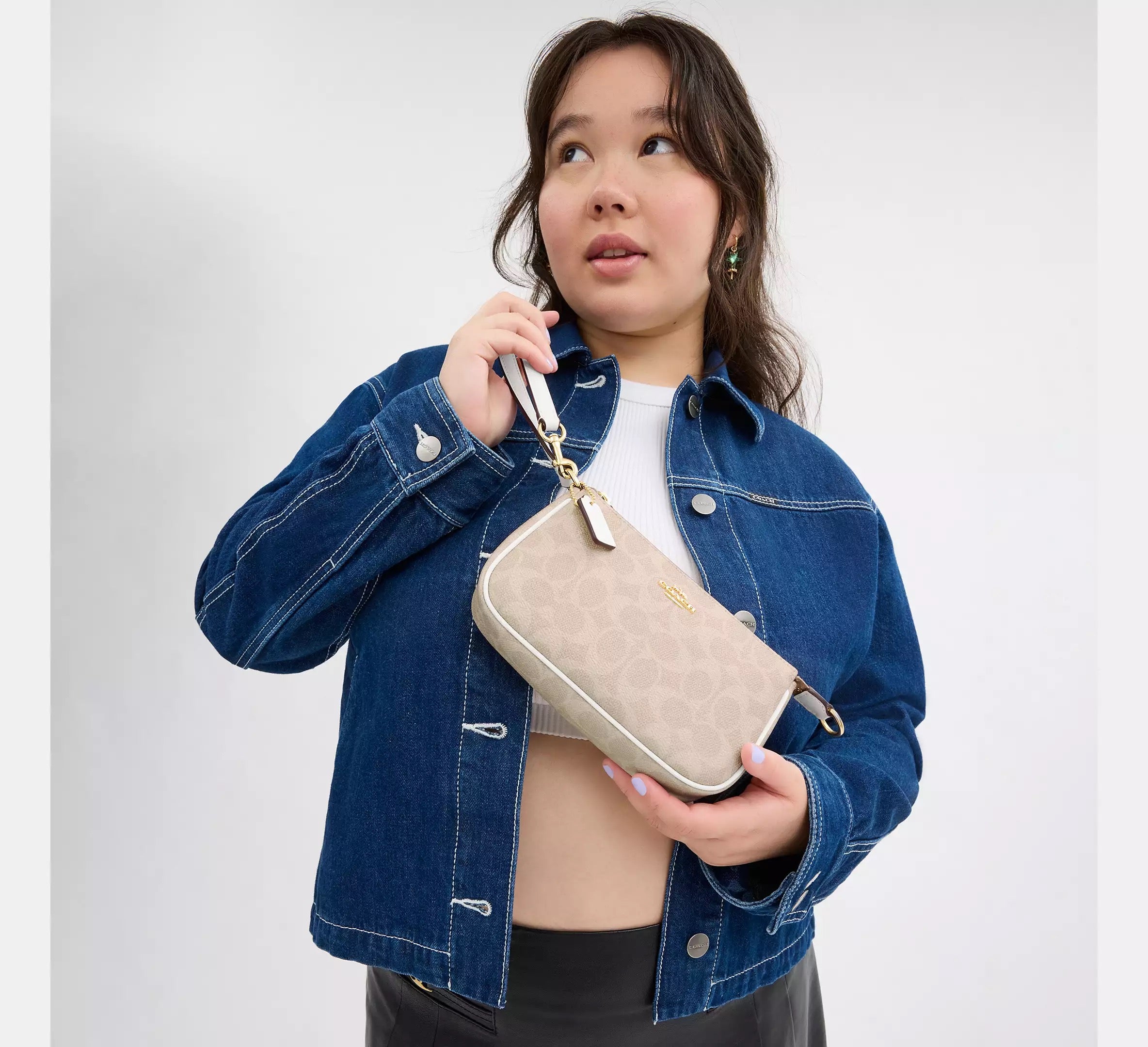 Coach Shoulder Bag Nolita con monograma