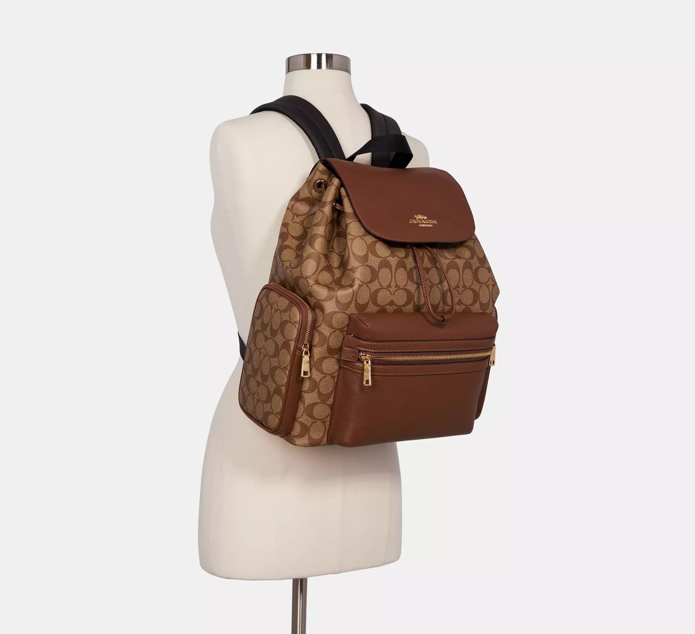 Coach Backpack con monograma