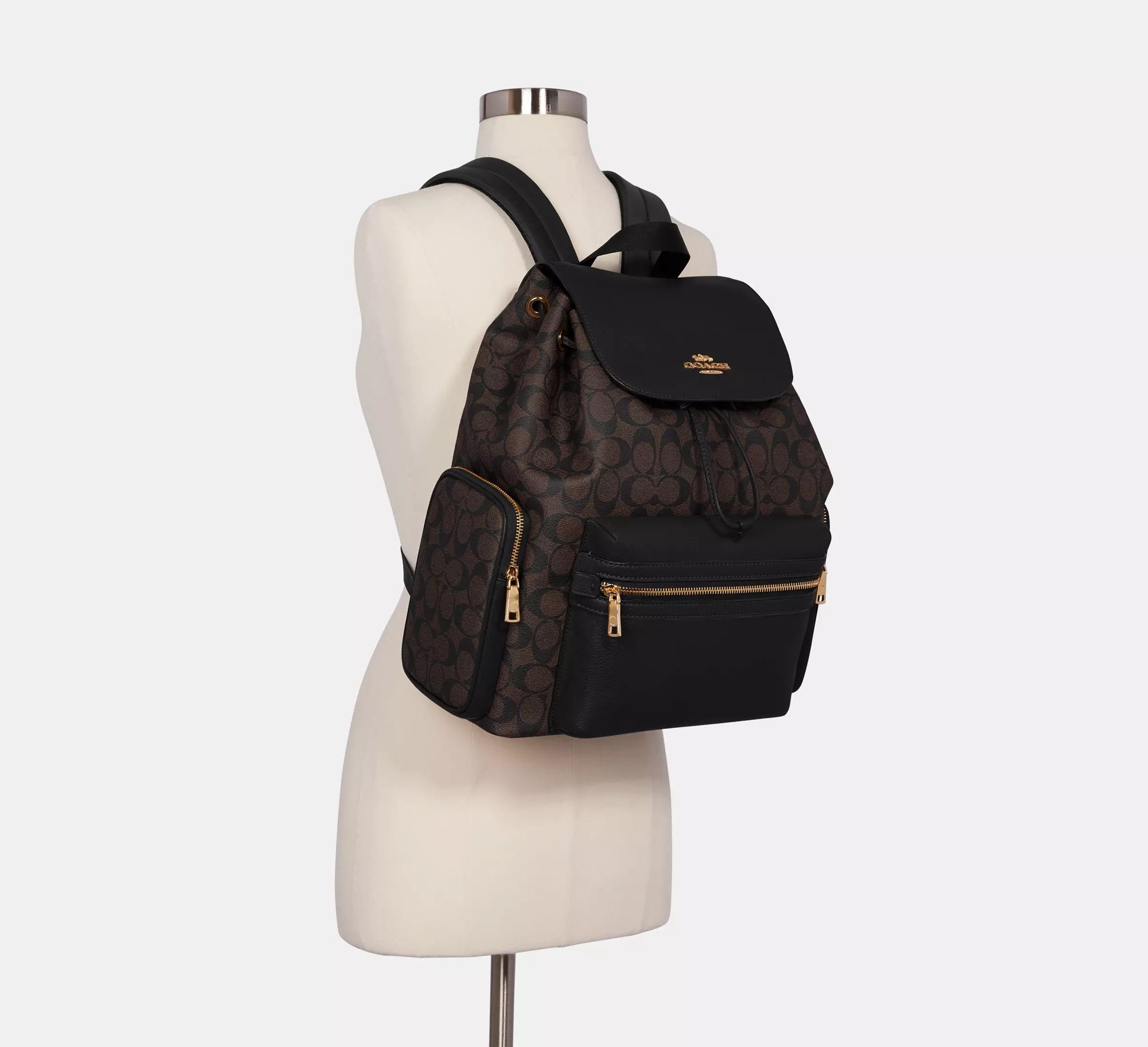 Coach Backpack con monograma