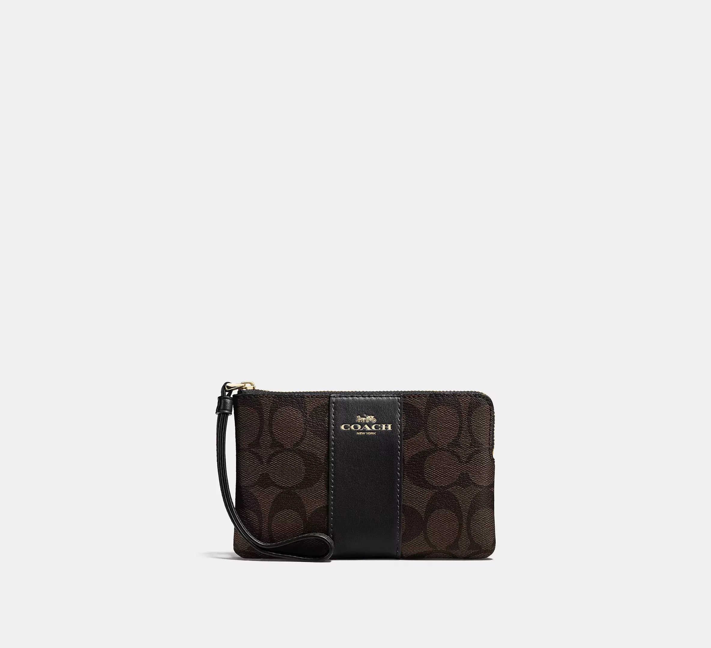 Coach Wristlet con monograma