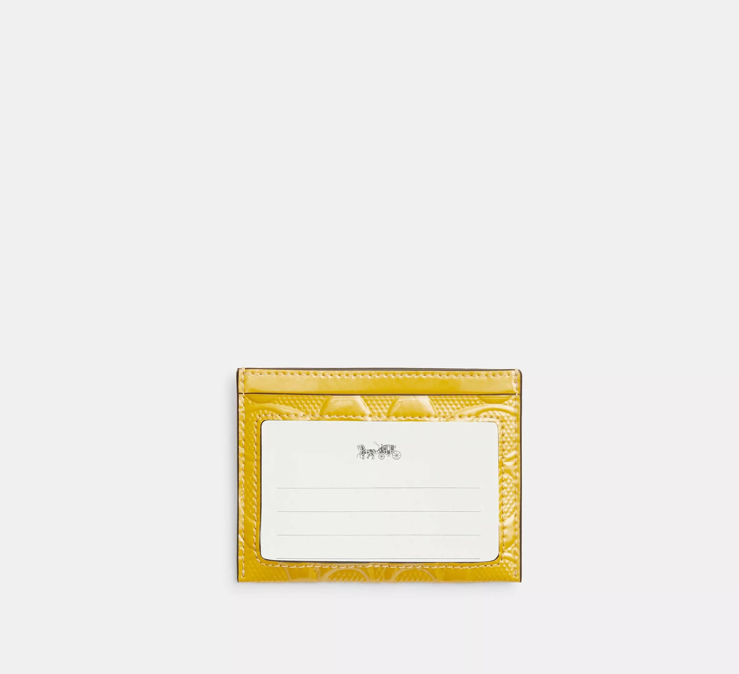 Coach Tarjetero Slim Id con monograma