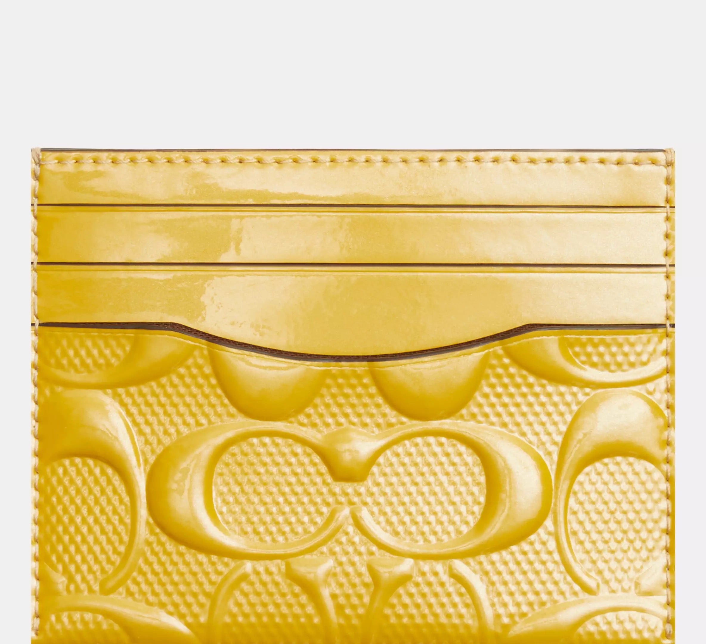 Coach Tarjetero Slim Id con monograma