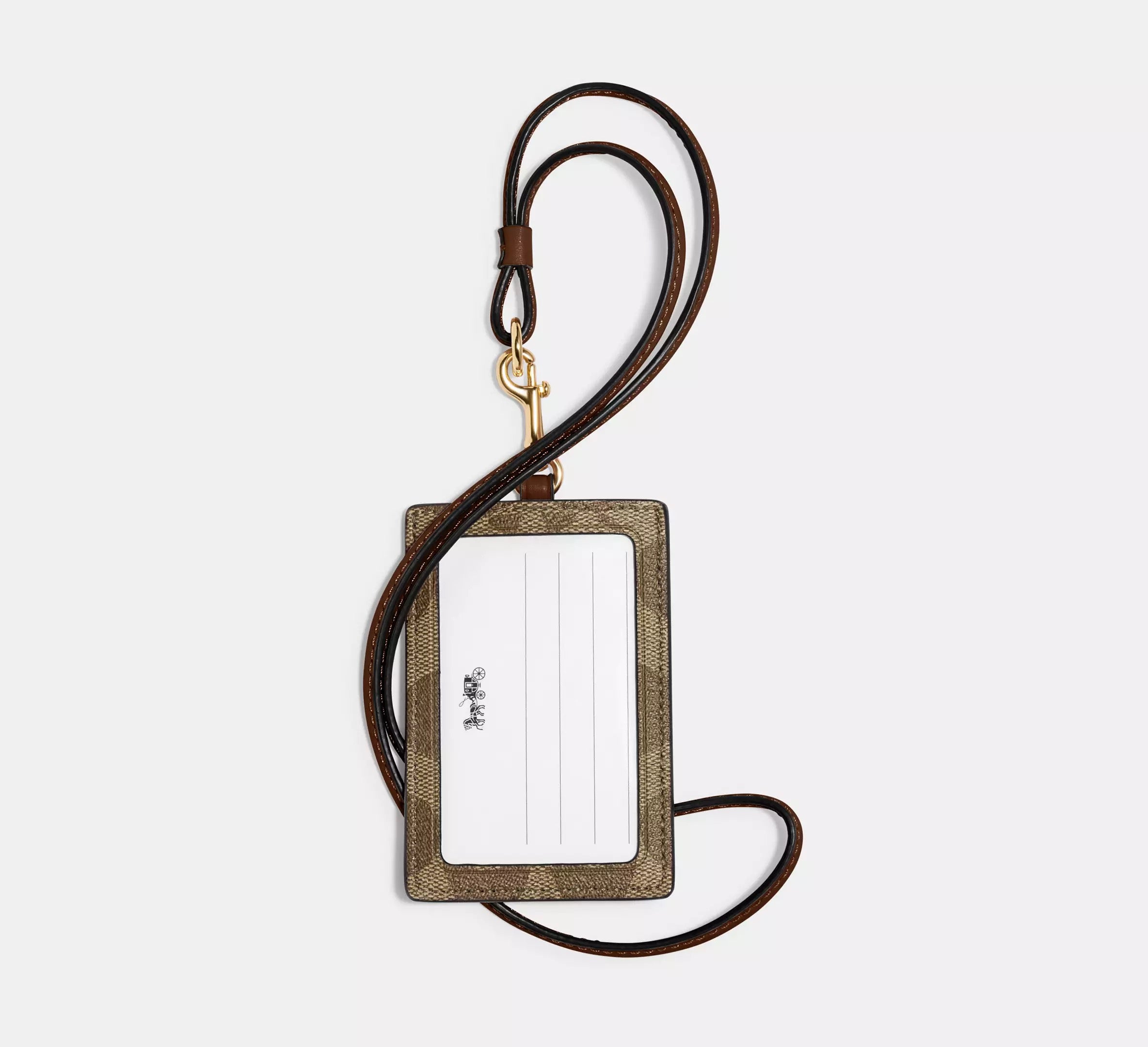 Coach Tarjetero Id Lanyard con monograma