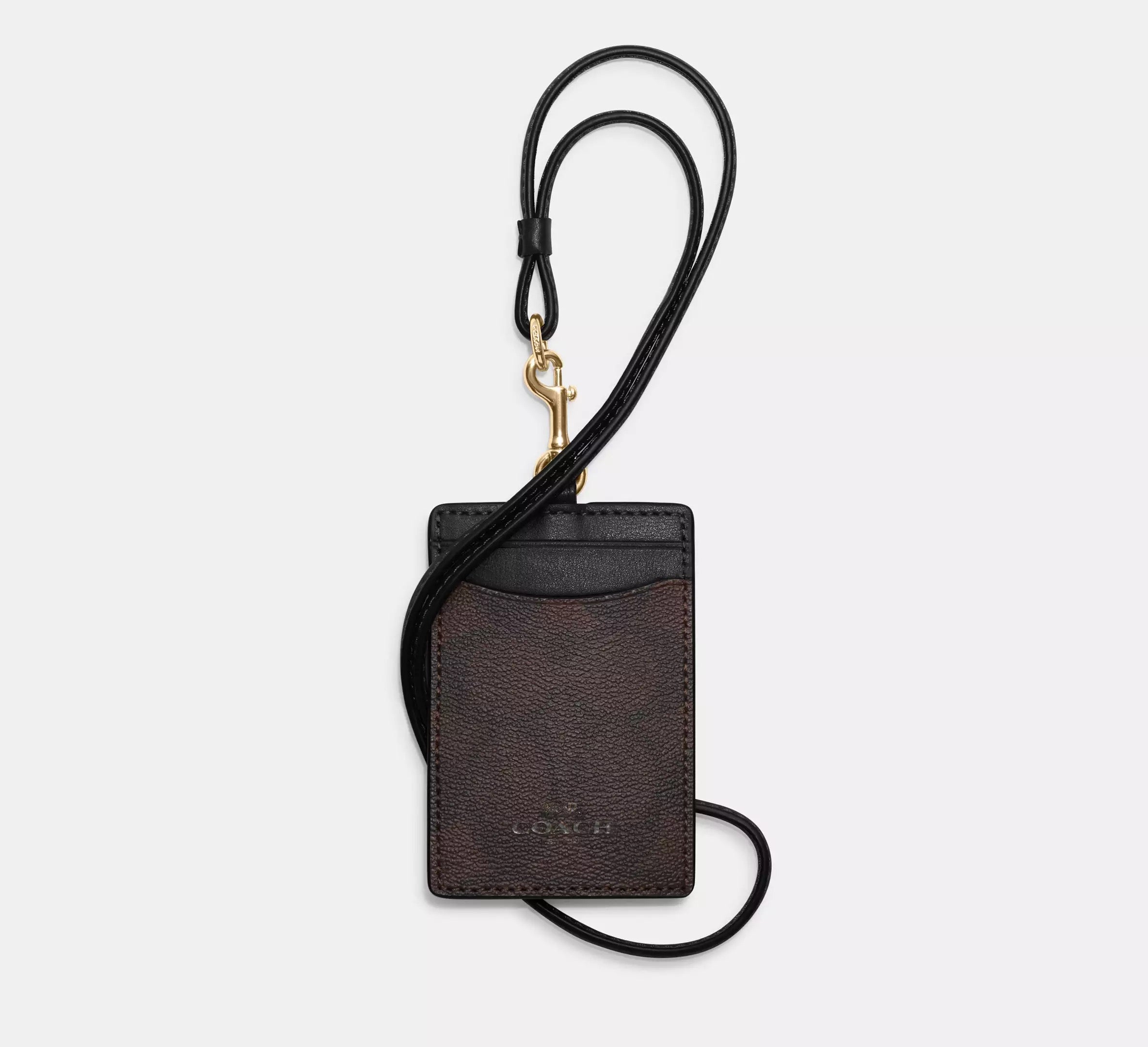 Coach Tarjetero Id Lanyard con monograma