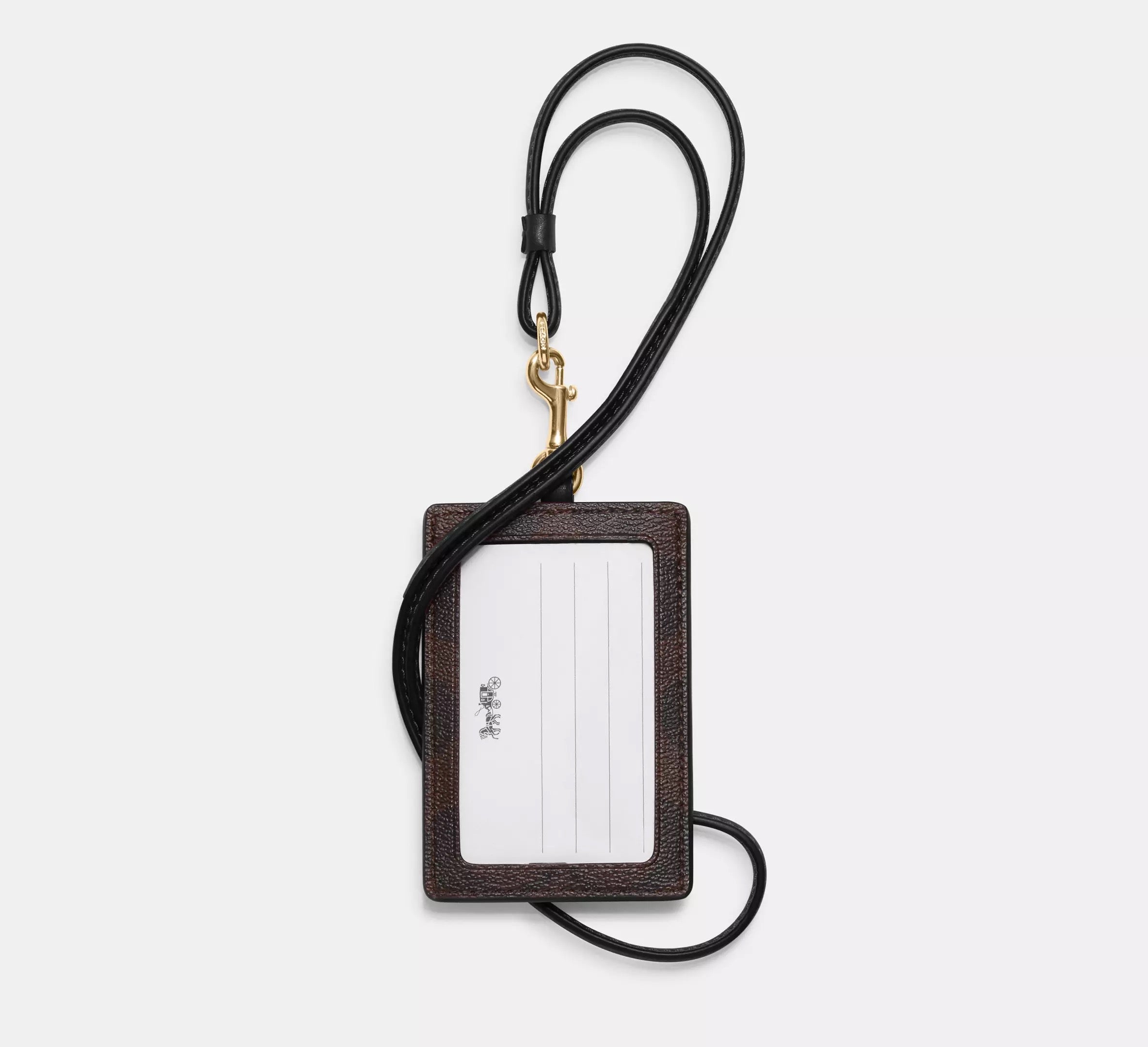 Coach Tarjetero Id Lanyard con monograma
