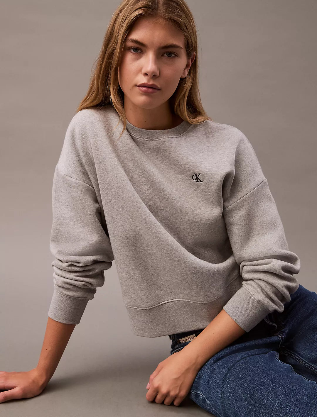 Calvin Klein Sudadera con logo bordado