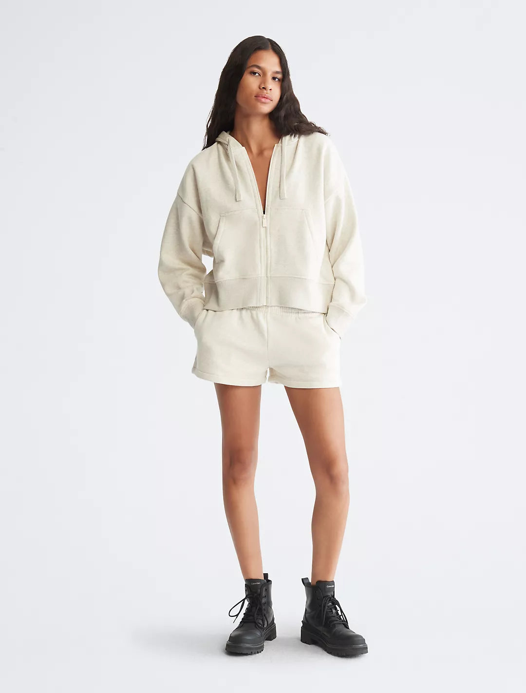 Calvin Klein Sudadera con cierre y gorro