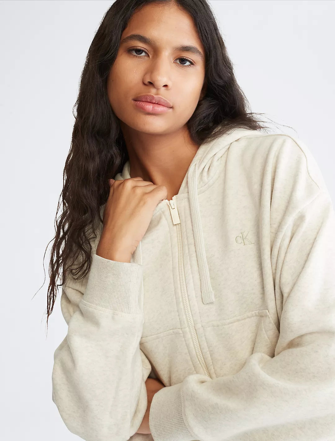 Calvin Klein Sudadera con cierre y gorro