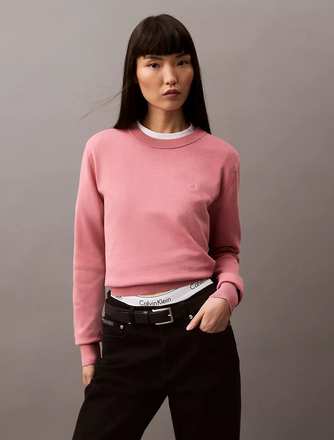 Calvin Klein Suéter cuello redondo