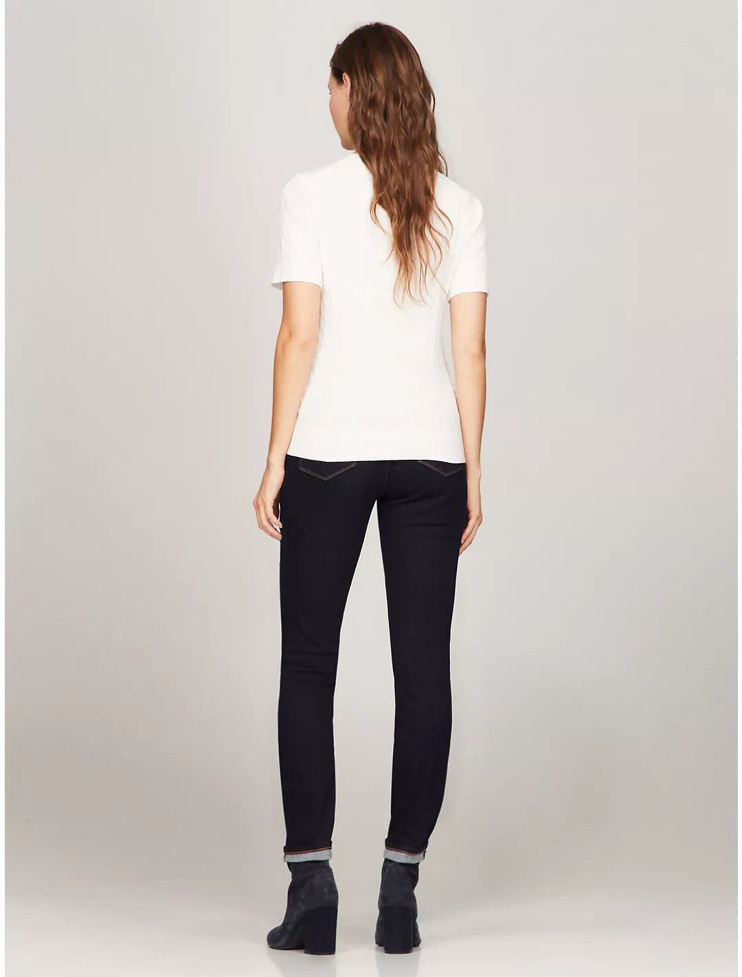 Tommy Hilfiger Playera de manga corta con trenzado