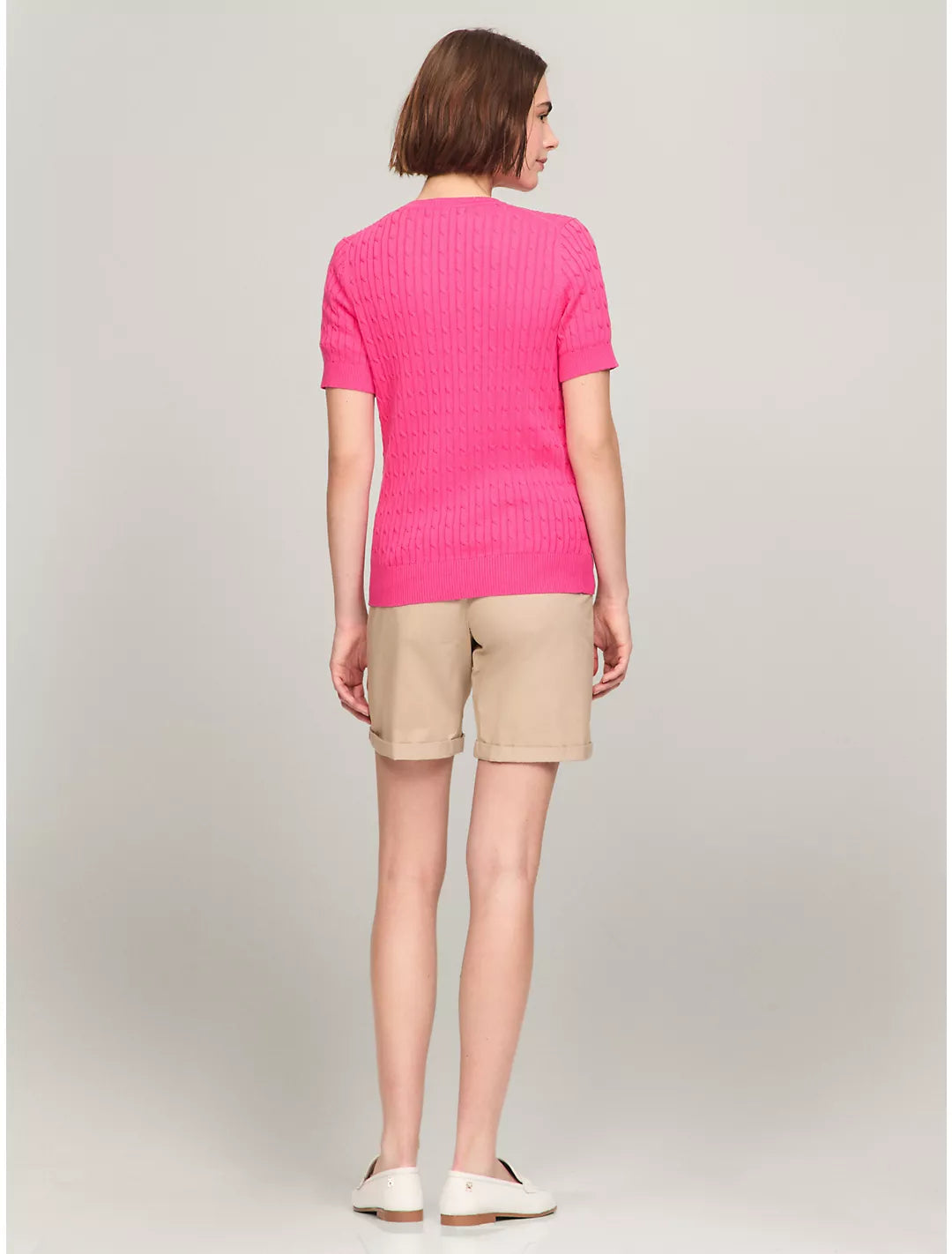 Tommy Hilfiger Playera de manga corta con trenzado