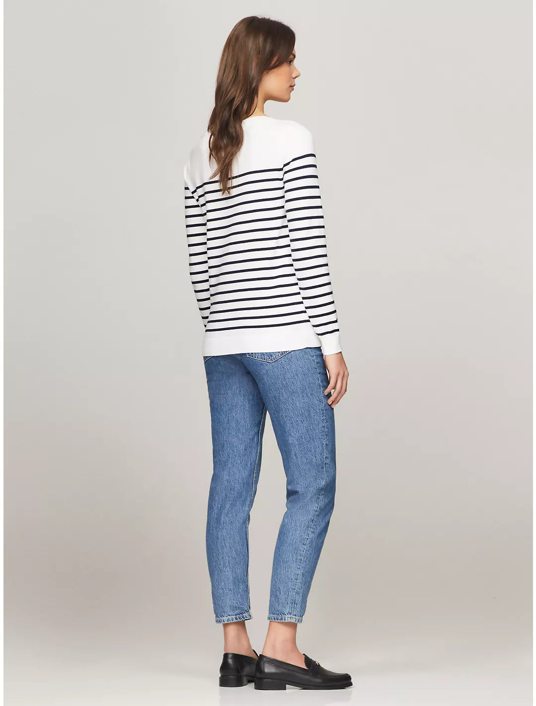 Tommy Hilfiger Suéter a rayas con cuello