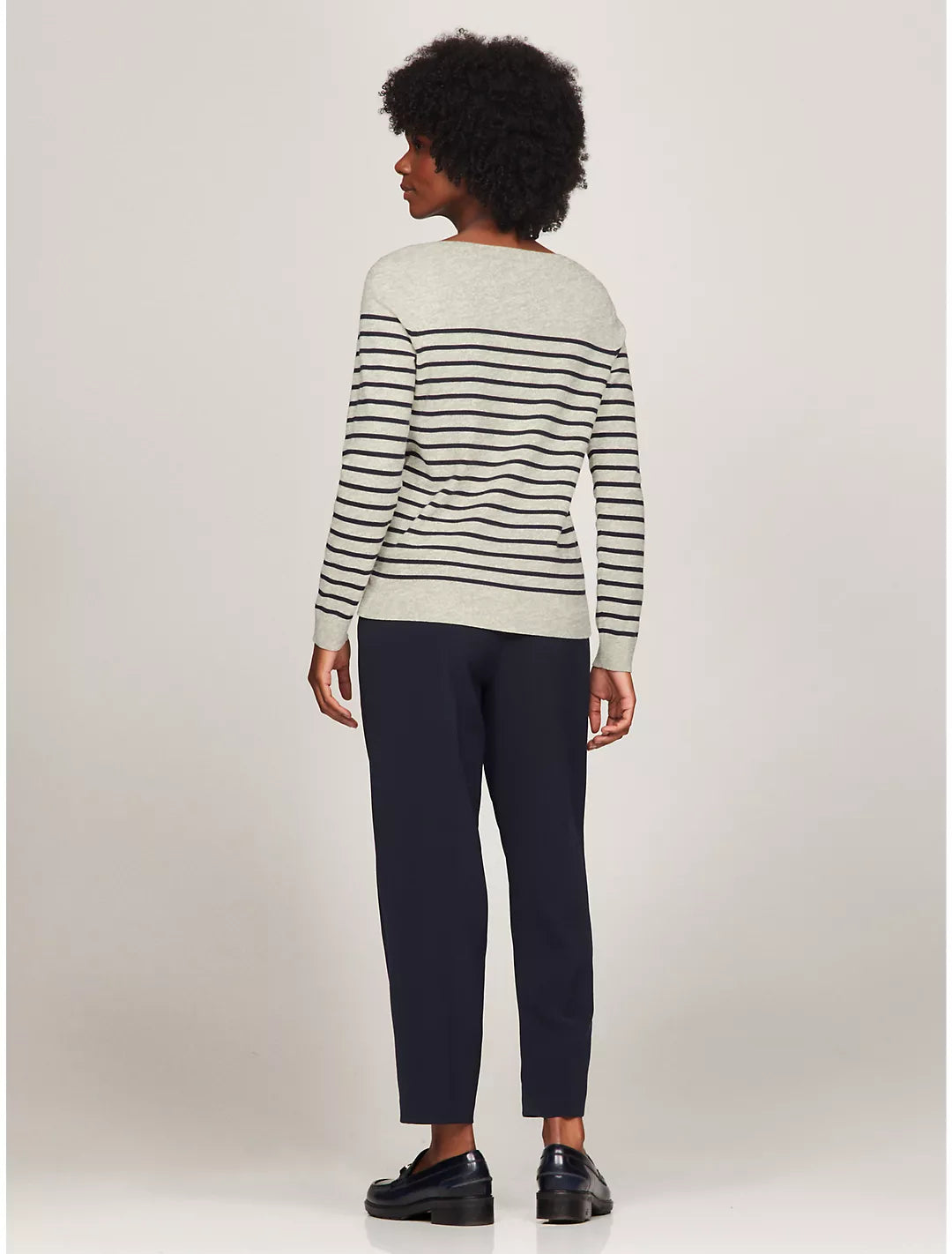 Tommy Hilfiger Suéter a rayas con cuello