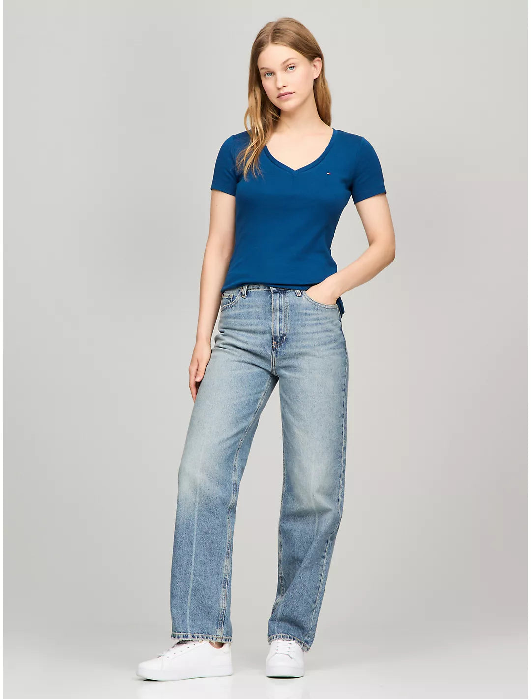Tommy Hilfiger Playera con escote en V