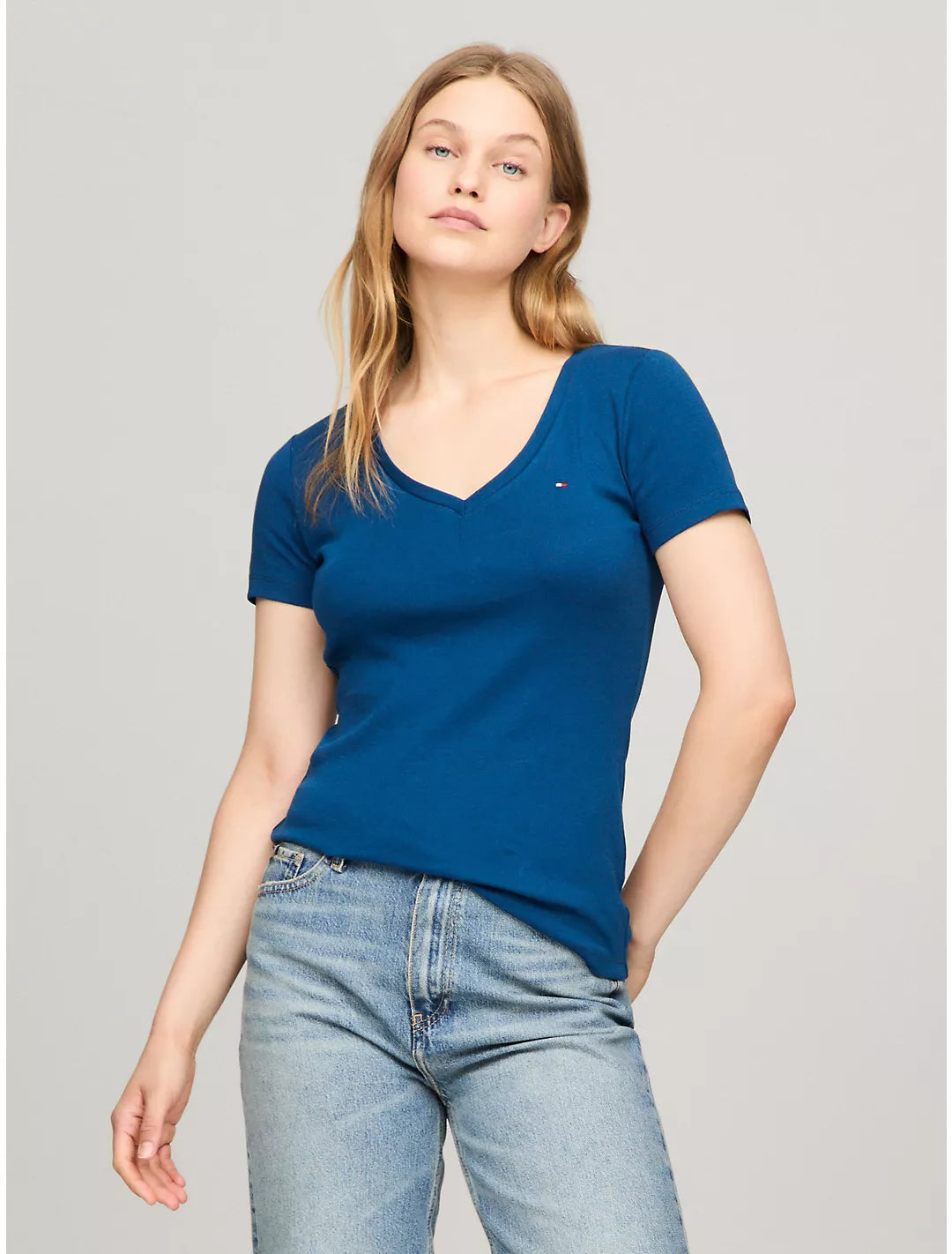 Tommy Hilfiger Playera con escote en V