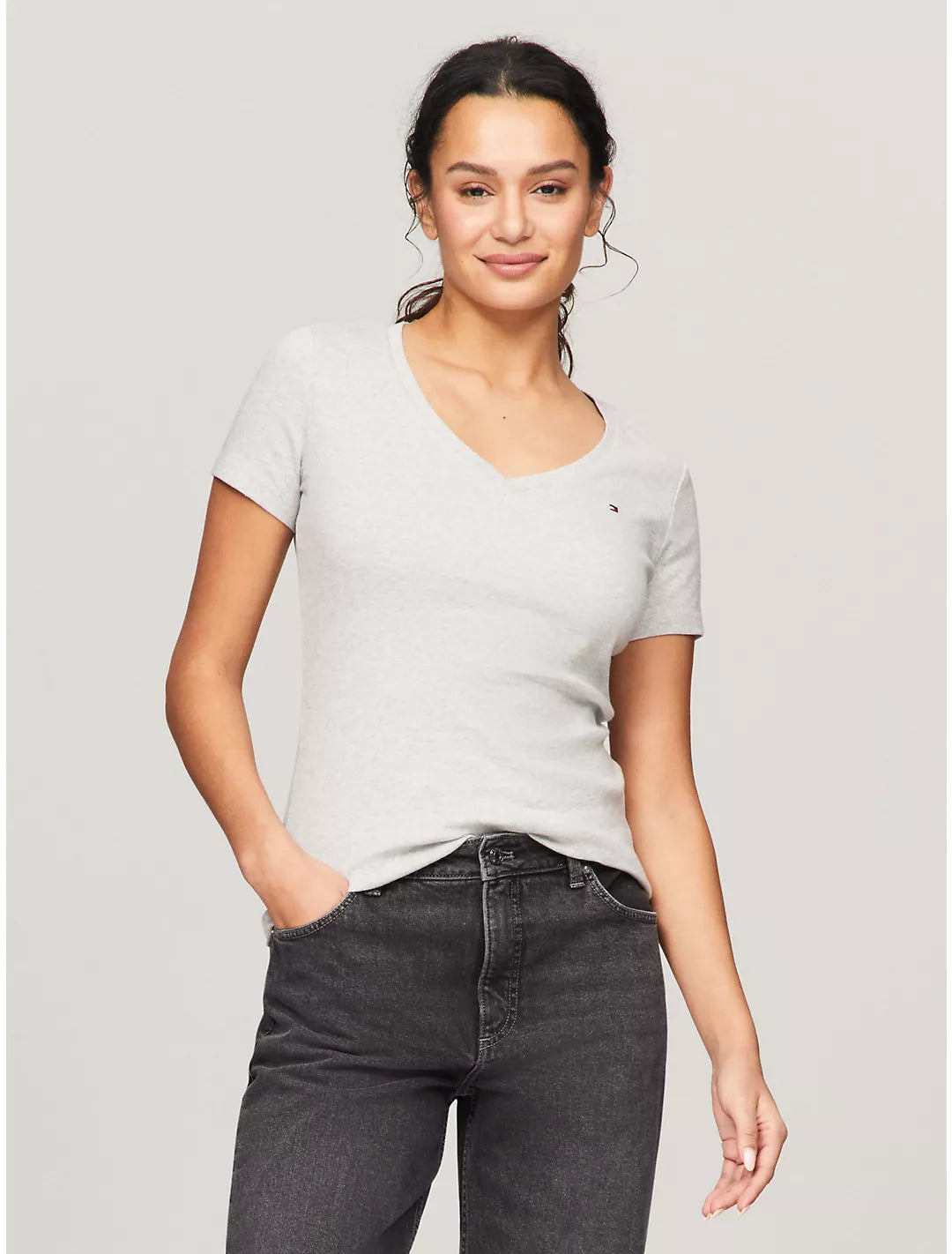 Tommy Hilfiger Playera con escote en V