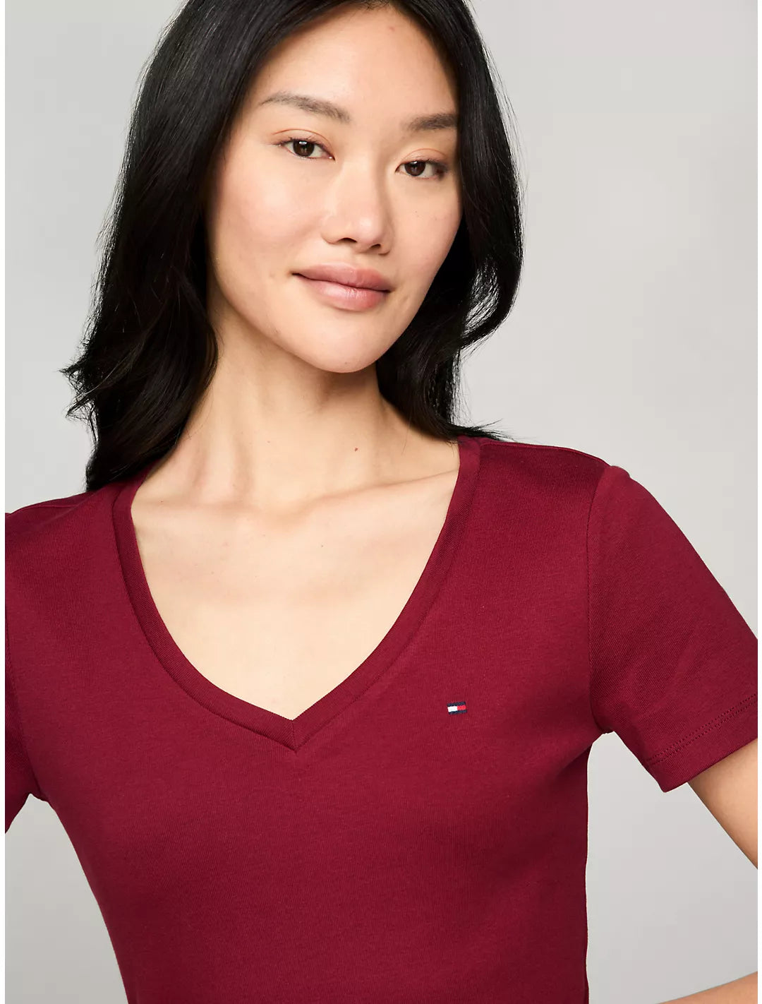 Tommy Hilfiger Playera con escote en V