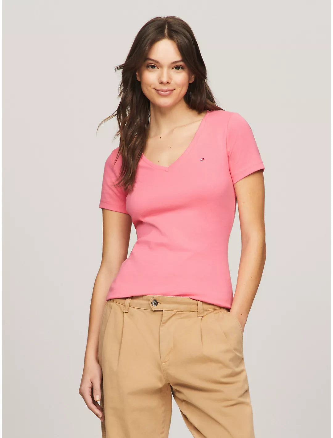 Tommy Hilfiger Playera con escote en V