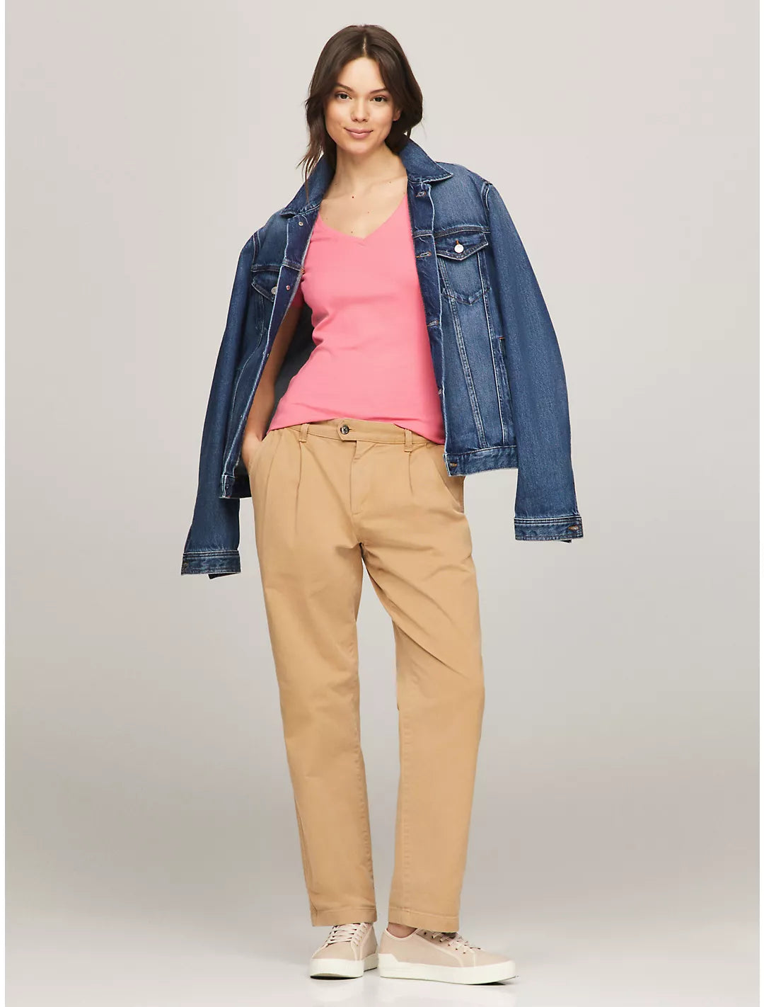 Tommy Hilfiger Playera con escote en V