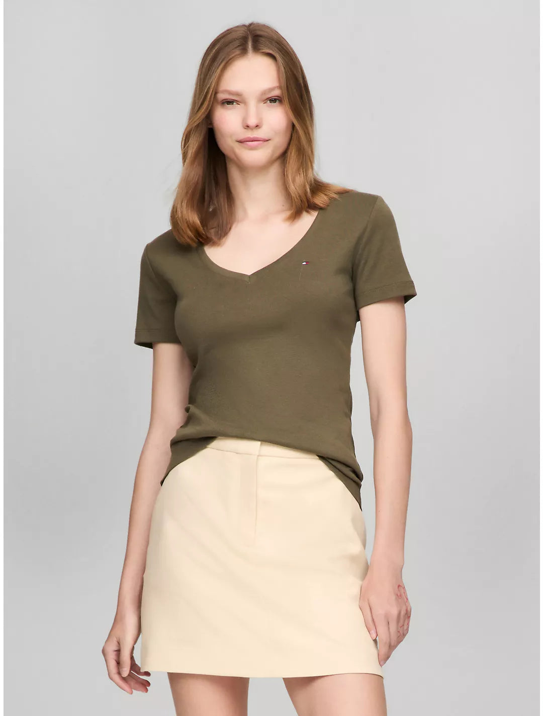 Tommy Hilfiger Playera con escote en V